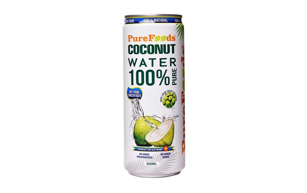 Purefoods Coconut Water    Tin  320 millilitre